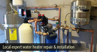 our service stopping water heater
